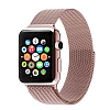 CaseKiDukaan Stainless Steel Milanese Loop Strap with Magnetic Lock Buckle Wrist Band for Apple Watch Series Ultra/8/Se/7/6/5/4/3/2/1 - Size 38/40/41mm Rose Gold