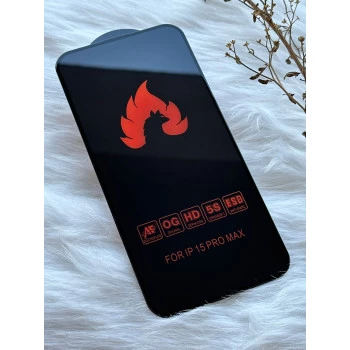 ESD Anti-Static Effect Transparent Tempered Glass Screen Protector for iPhone  15 Pro Max