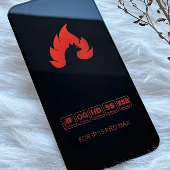 ESD Anti-Static Effect Transparent Tempered Glass Screen Protector for iPhone  15 Pro Max