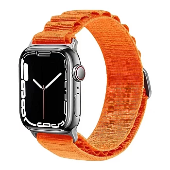 Orange Alpine Loop For iWatch For Series Se/8/7/6/5/4/3/2/1 Size: 42mm/44mm/45mm/49mm