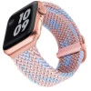 Stretchable braided loop Compatible with Apple watch band Size: 42mm/44mm/45mm/49mm