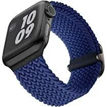 Stretchable braided loop Compatible with Apple watch band Size: 42mm/44mm/45mm/49mm