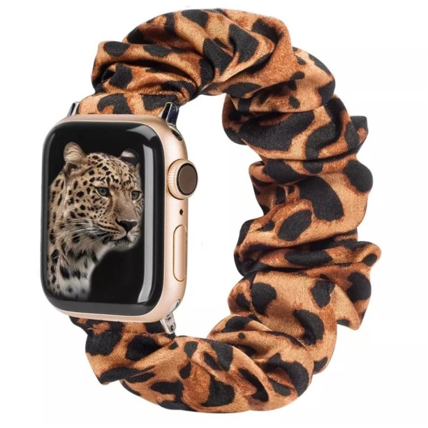 iWatch Strap For Girls Yellow Black Pattern Compatible with Apple Watch Series Ultra/8/SE/7/6/5/4/3/2/1 Size: 38mm/40mm/41mm
