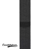 CaseKiDukaan Stainless Steel Milanese Loop Strap with Magnetic Lock Buckle Wrist Band for Apple Watch Series Ultra/8/Se/7/6/5/4/3/2/1 Size 38/40/41mm-  Black