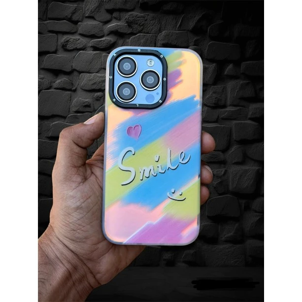 Holographic cover for iPhone 14 Pro - Design 7