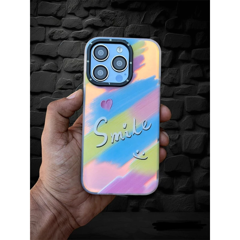 Holographic cover for iPhone 14 Pro - Design 7