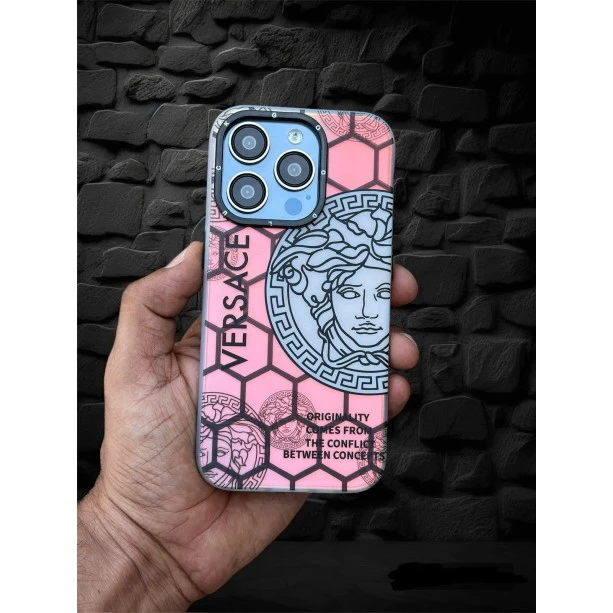 Holographic cover for iPhone 15 Pro - Design 10