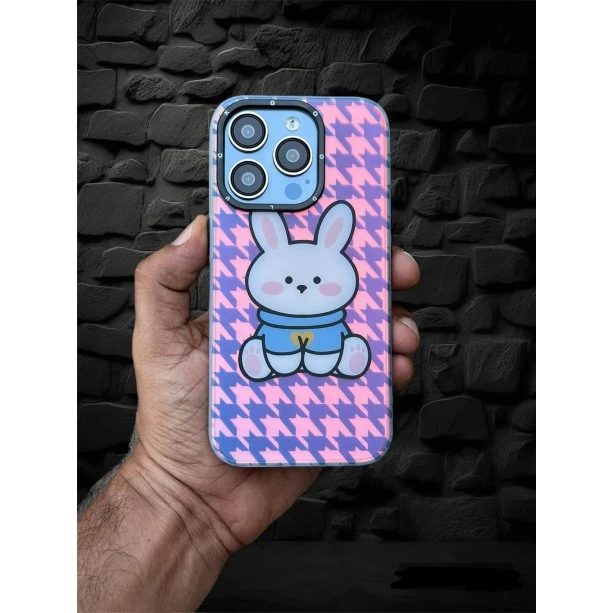 Holographic cover for iPhone 15 Pro - Design 6