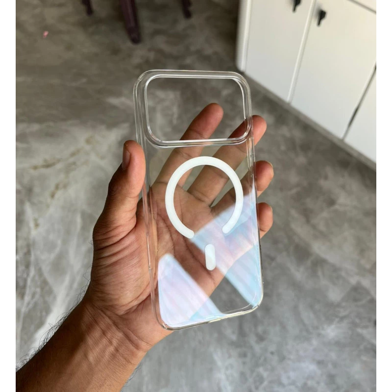 Anti Yellow Clear Case For iPhone 17 Pro Max- MagSafe , Scratch Resistant