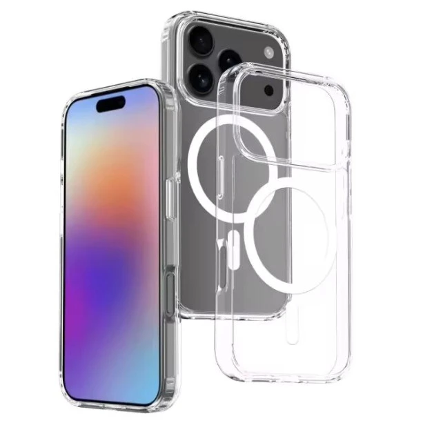 Anti Yellow Clear Case For iPhone 17 Pro Max- MagSafe , Scratch Resistant