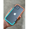 Wolmtt Bumper Shockproof Case For iPhone 12 / 12 Pro Orange / Blue