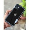 Wolmtt Bumper Shockproof Case For iPhone 12 / 12 Pro Black / Grey