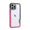 Wolmtt Bumper Shockproof Case For iPhone 15 Plus Pink / Black