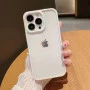 White Pearl Transparent Shockproof Case For iPhone 13
