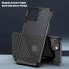 Carbon Fibre Texture Case for iPhone 15 Plus Black - Ultimate Protection in Stylish Black
