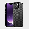 Carbon Fibre Texture Case for iPhone 15 Plus Black - Ultimate Protection in Stylish Black