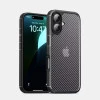Carbon Fibre Texture Case for iPhone 16 Plus Black - Ultimate Protection in Stylish Black