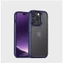 Carbon Fibre Texture Case for iPhone 14 Pro Max Blue