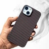 Carbon Fibre Texture Case For iPhone 13 - Red