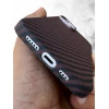 Carbon Fibre Texture Case For iPhone 13 - Red