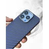 Carbon Fibre Texture Case For iPhone 14 Pro Max - Purple