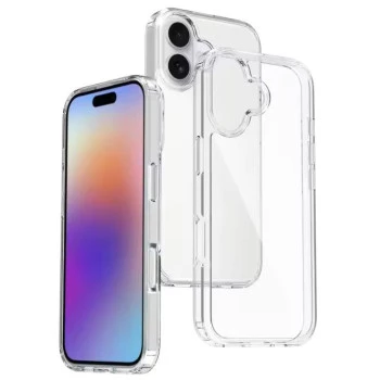 Clear Shockproof Case for iPhone 17 – Transparent Protective Cover