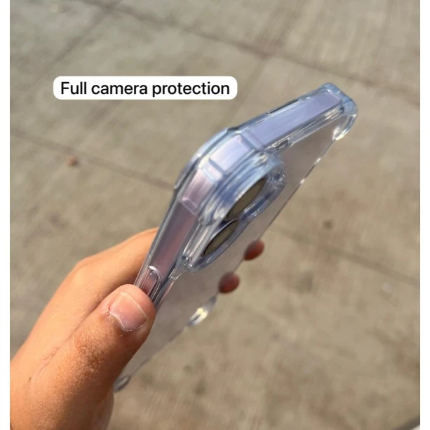 Clear Shockproof Case for iPhone 17 – Transparent Protective Cover