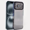 iPhone 17 Pro Cover – Transparent Blue | Slim, Shockproof & Anti-Yellowing