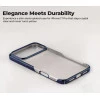 iPhone 17 Pro Cover – Transparent Blue | Slim, Shockproof & Anti-Yellowing