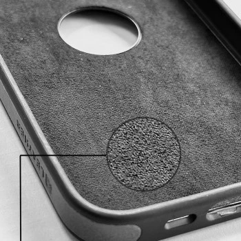 Blue Leather Case For iPhone 14 Pro With Microfiber Interior