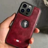 Red Leather Case For iPhone 13 Pro Max
