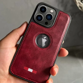 Red Leather Case For iPhone 13 Pro Max