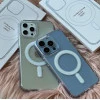 MagSafe Transparent Shockproof Case For iPhone 15 Plus