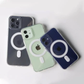 MagSafe Transparent Shockproof Case For iPhone 12 Pro Max