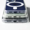 MagSafe Transparent Shockproof Case For iPhone 15 Plus