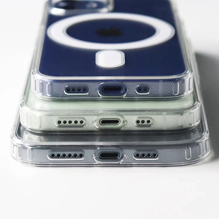 MagSafe Transparent Shockproof Case For iPhone 15 Plus