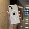 MagSafe Transparent Shockproof Case For iPhone 15 Plus
