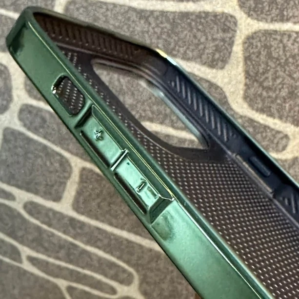 Luxury Chrome Case for iPhone 14 Pro Max Alpine Green