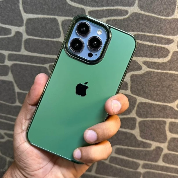 Luxury Chrome Case for iPhone 14 Pro Max Alpine Green