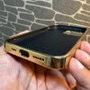 Luxury Chrome Case for iPhone 14 Pro Gold