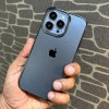 Luxury Chrome Case for iPhone 14 Pro Max Graphite