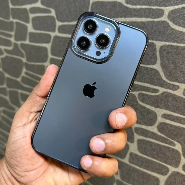 Luxury Chrome Case for iPhone 14 Pro Max Graphite