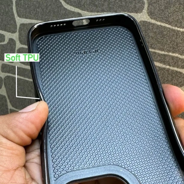 Luxury Chrome Case for iPhone 14 Pro Max Graphite