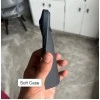 Rich Black Matte TPU Case for iPhone - Soft Protective Cover, Anti-Dust, Non-Sticky, Slim & Lightweight, Scratch Resistant
