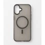 Semi Transparent MagSafe Hybrid Case for iPhone – Wavy Texture - Color Black