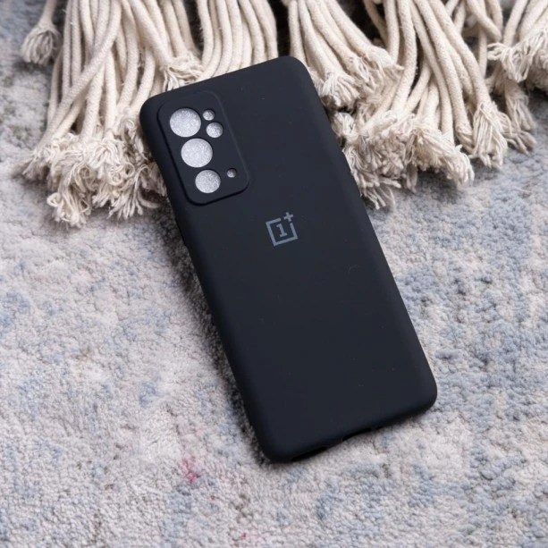 Soft Rubber Case For OnePlus 9RT Black Color