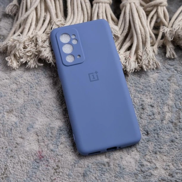Soft Rubber Case For OnePlus 9RT Cornflower Blue Color