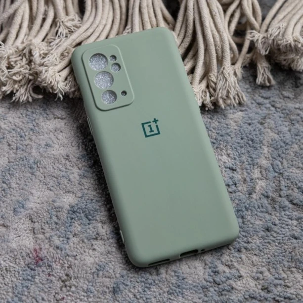 Soft Rubber Case For OnePlus 9RT Light Green Color