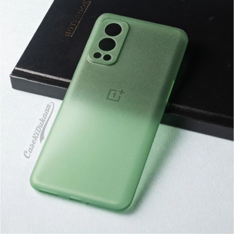 Ultra Thin Case For Oneplus Nord 2 Transparent Green Color