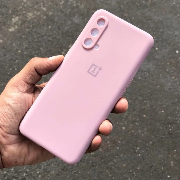 OnePlus Nord CE Soft Case Cover Pastel Pink